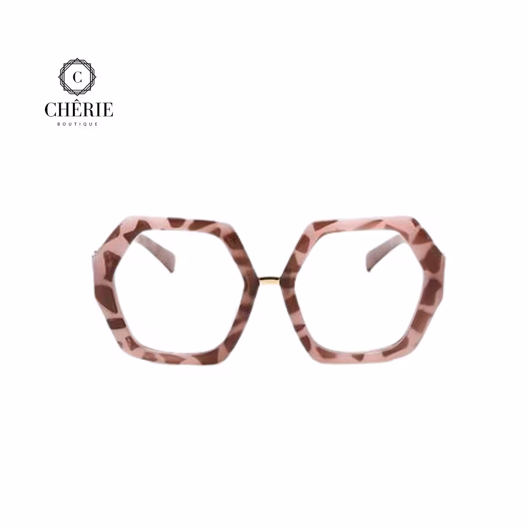 Anti-Blue Women Glasses Frames Optical Clear Transparent Lens Myopia Fashion Metal Frame Prescription Eyewear Computer