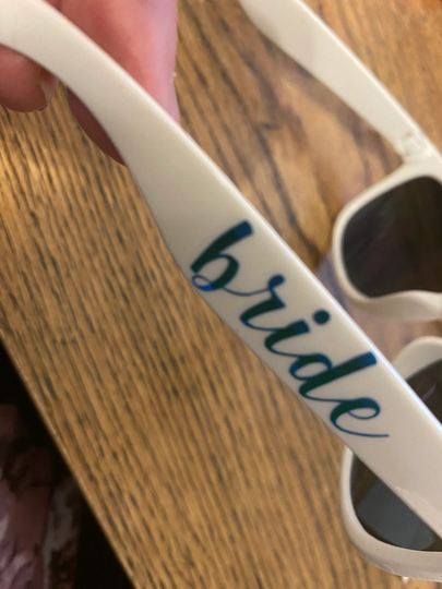 Set Of Two Bride|Groom Sunglasses, Bachelor|Bachelorette Gifts, Wedding Great For Maid Of Honor, Best Man, Bridesmaids Gifts