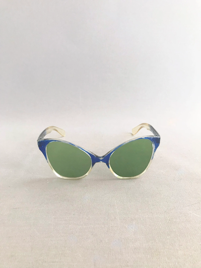 Original 1950S Cat Eye Sunglasses With Plastic Case