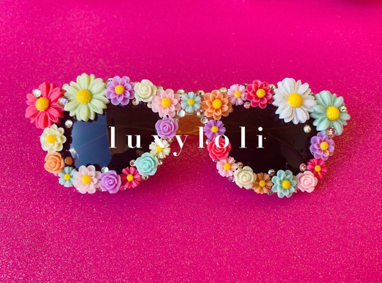 Romantic Floral Deco Sunglasses