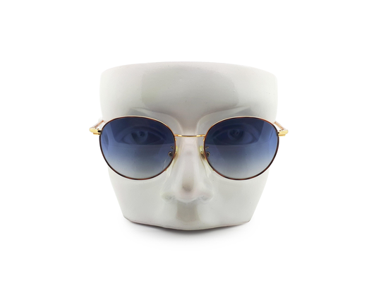 Vintage Sting Mod College Ap Col 02 90S Round Sunglasses // 1990S Designer Panto