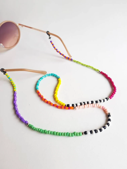 Summer Beach Glasses Chain Beaded Strap Eyeglass Sunglasses Sunglass Holder Glass Sunglasse Cord