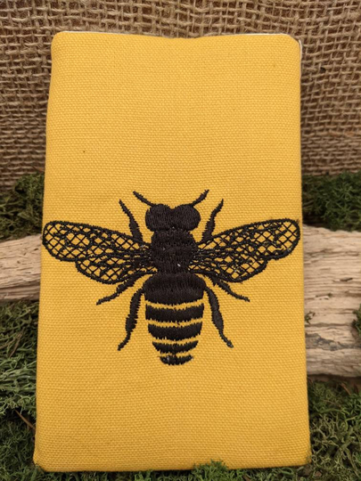 Sunglasses Pouch . Glasses Case. Phone Soft Shell Linen Gift. Handbag Pouch. Bee Lover