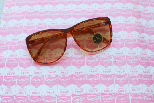 1980S Hipster Tort Sunglasses..unisex. Retro. Rad Shades. Urban. Hipster. New Old Stock. Indie. Chic. Wayfarer. Sunglasses