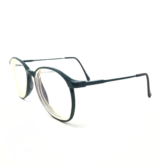 Vintage Polaris Carson Eyeglasses Glasses Frame Green Round Used Eyeglass Frames Retro Unisex Mens Ladies