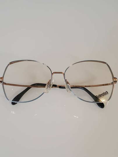 Rodenstock Paola Glasses Metal Eyeglass Frame C135 Green Forest Gold Color