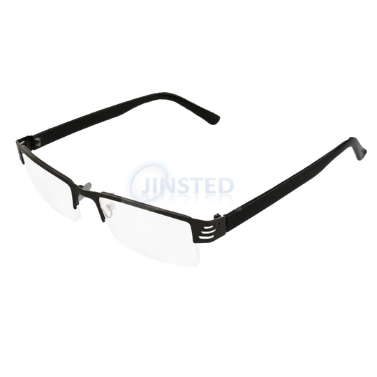 (+3.0) Adult Silver Half Rim Reading Glasses Spectacles