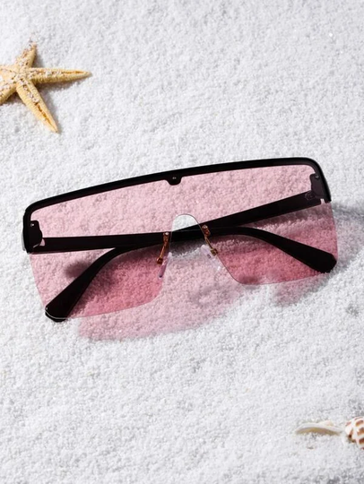 Flat Top Square Frame Sunglasses