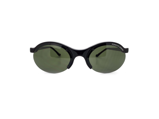 Vintage Porsche Design P0031 Black Sunglasses // 2000S New Old Stock