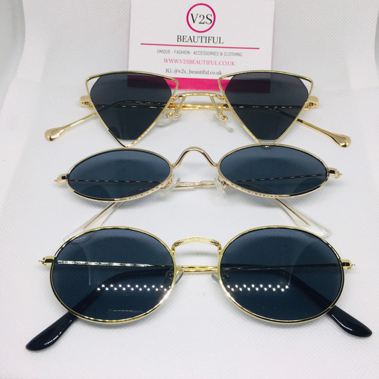 Steampunk Sunglasses, Retro Men Womens Gothic Style Circle Frame Y2K 90 80S Fashion