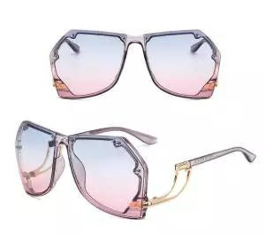 Blue Gradient Lens Sunglasses For Women