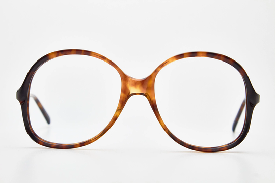 Vintage Woman Glasses Persol Ratti 0767 52-18 Italy Oversize Acetat Brown Frame Eyewear Classic Fashion