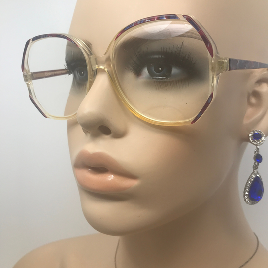 Vintage Oversize Eyeglasses Boots Freesia Glasses Frame Red Used Eyeglass Frames Retro