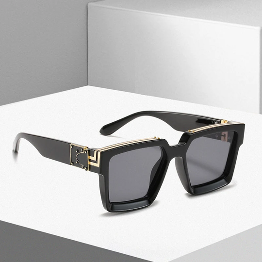 Uv400 Shades Sunglasses - Retro Vintage Boxy Hd Unisex Luxury Sunglass Billionaire Urban Fashion Street Shot Punk