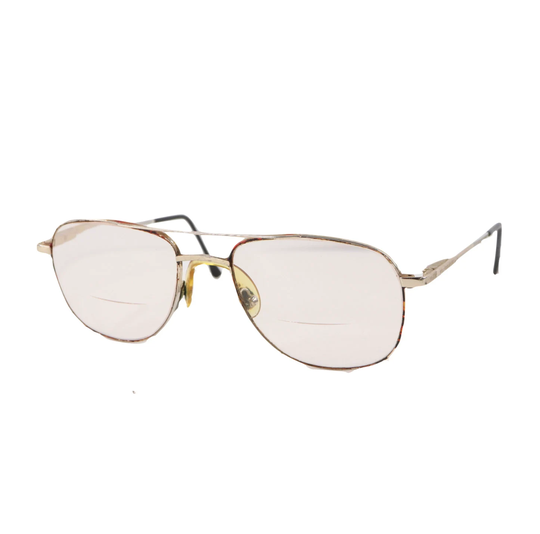 80S Streetwear Tortoise Shell Aviator Rimmed Dad Eyeglasses Glasses Rx Lens, 1980S Glasses, Vintage Bifocals, Aviators