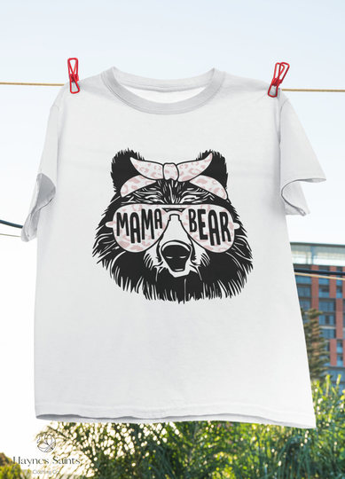 Mama Bear Face Sunglasses Mother Mom Mommy Mother's Day T-Shirt, Gift, Shirt, Lover Gift Shirt