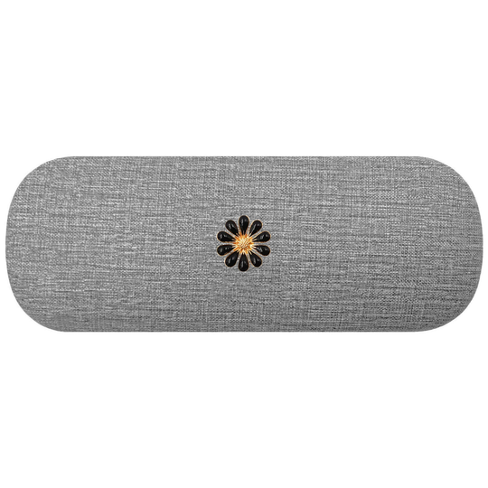Black Daisy Hard Glasses Case. Gothic Flower Spectacle Halloween Reading Eyeglasses Floral Sunglasses Birthday Gift