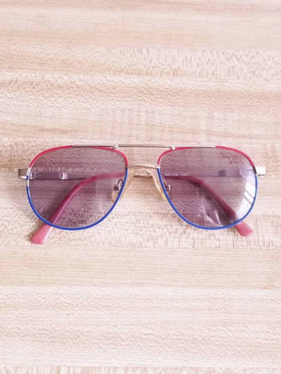 Stoeffler 7805-1 Vintage Sunglasses For Kids. Spring Hooks. Special Nose Pad. New Style. Dimensions Are 48x16x125