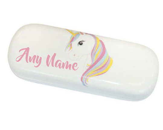 Personalised Any Name Unicorn Glasses Case