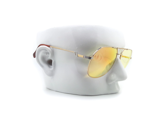 1980S Hilton Exclusive 14 2 20Kt Gp Vintage Aviator Sunglasses // New Old Stock