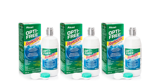 OPTI-FREE RepleniSH 3 x 300 ml with cases