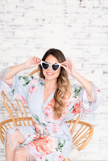 Heart Shape Sunglasses - White Pink Sunglasses- Bachelorette Party Favors Bridal Glasses- Heart Bridesmaid Proposal Box