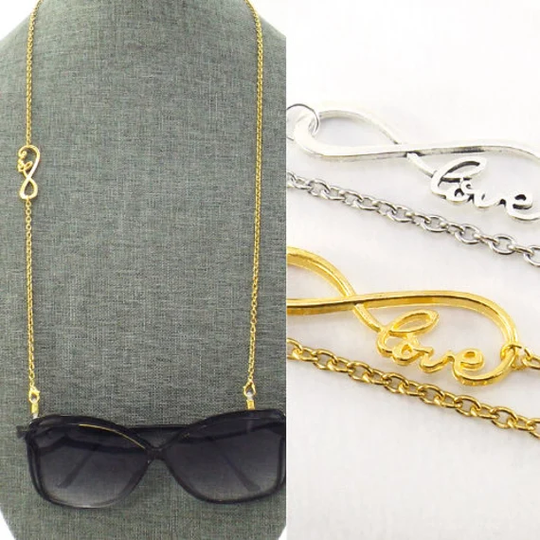 Infinity Love Eyeglass Chain Lanyard | Necklace For Glasses Women's Sunglasses Holder Face Mask