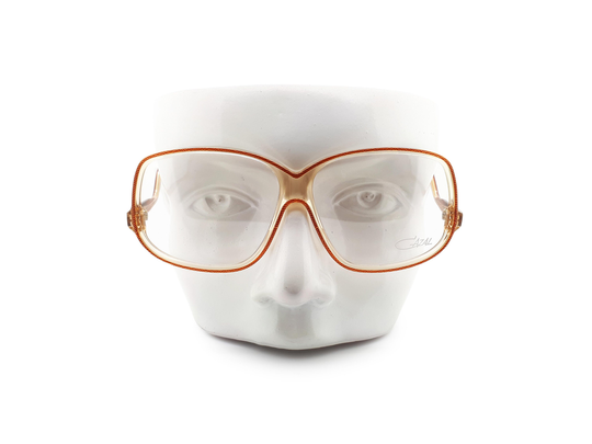 Vintage Cazal Mod 158 Col 179 80S Red Glasses Frames // 1980S Designer Eyeglasses