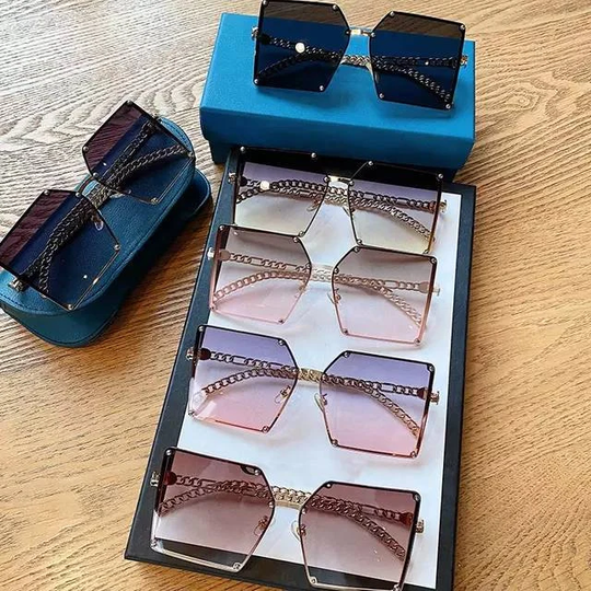 Summer Fling Sunglasses| Luxury Vintage| Oversized Sunglasses