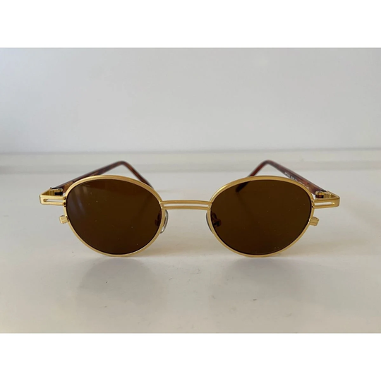 Round Double Lined Bridge Rare Vintage Sunglasses