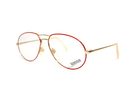Rodenstock Aviator Eyeglasses Eye Glasses Drop Shape Lenses Free Shipping Rx Light Weight 56-14-135 Medium New Old Stock Bugatti Style