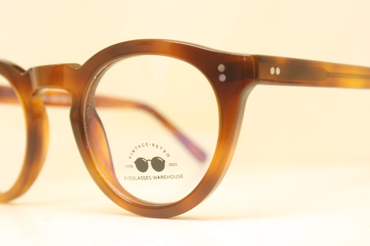 Tortoise Retro Horn Rimmed Glasses P3 Frames 1960S Vintage Style Eyewear