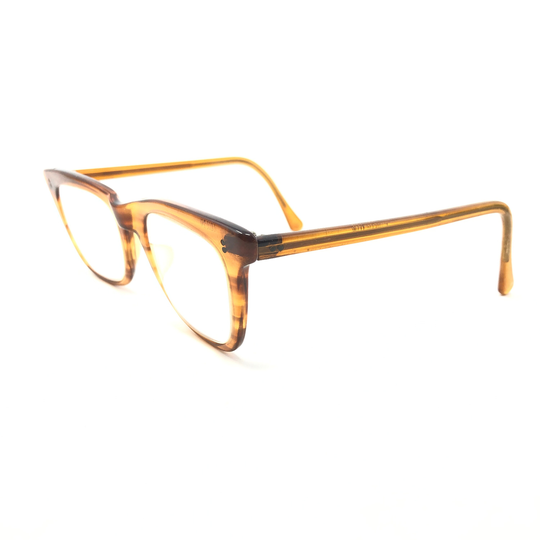 Vintage Major Eyeglasses Glasses Frame Brown Square Used Eyeglass Frames Retro Unisex Ladies Mens