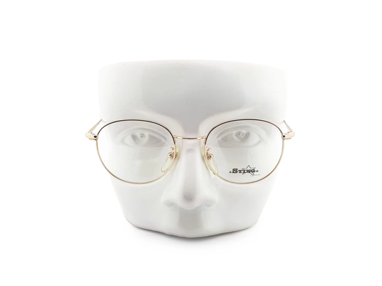Vintage Sting By Dierre Mod College 54 Ap Col 01 90S Round Glasses Frames // 1990S Designer Eyeglasses