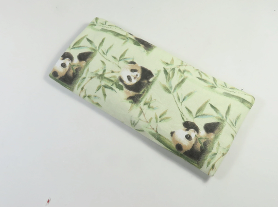 Panda Fabric Sunglasses Case, Eyeglasses Unique Bags, Panda Design Bags