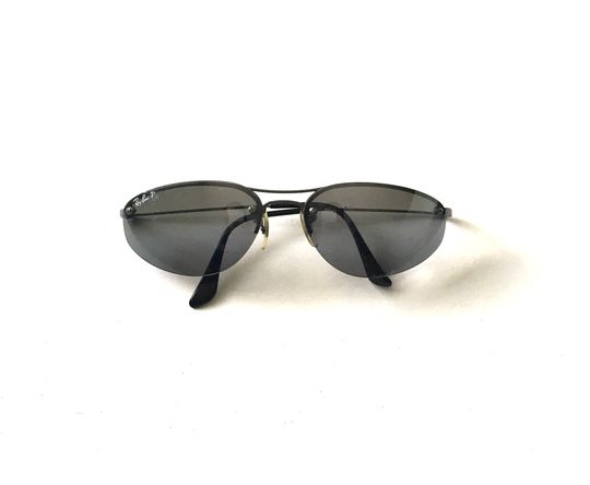 Mens Vintage Retro Silver Ray Ban Rb3155 Sunglasses Glasses