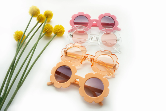 Flower Glasses, Toddler Sunglasses, Baby Sunnies, Summer Glasses For Girls, Sunflower For Kids, Small Sunglasses