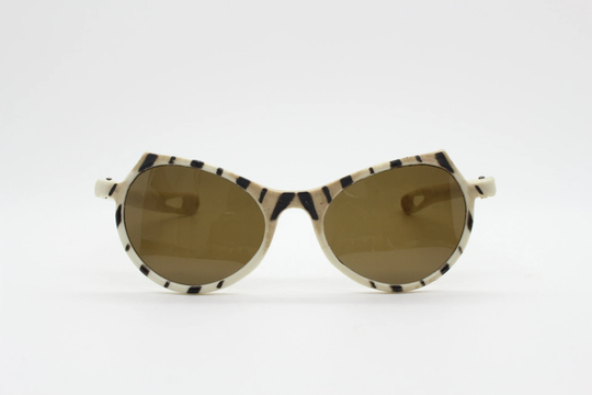 50S Vintage Cat Eye Sunglasses. Womens Outrageous Supervillain Tiger Stripe Cateye Frame With Original Real Glass Lenses. 40S. Bad Girl