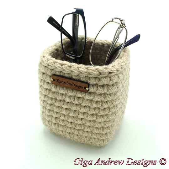 Small Square Upright Glasses Holder, Stand Bedside Eyeglass Holder Stand, Soft Nightstand Olgaandrewdesigns