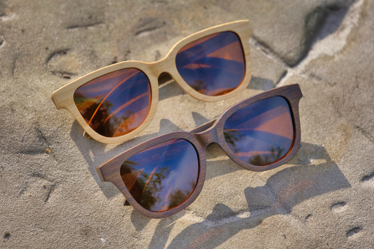 Treeless Products Orleans Bamboo Sunglasses - Amber Lens