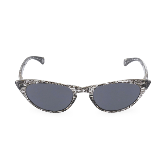 1950S 60S Style Cat Eye Sunglasses Crystal Black Lace