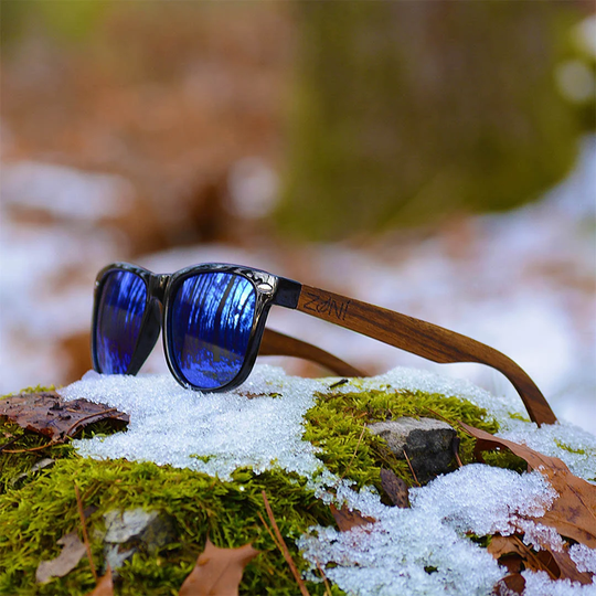 Ebony Wood, Zoni Wear Wooden Sunglasses, Personalized Wood Sunglasses Polarized, Groomsmen Gift, Mens & Womens