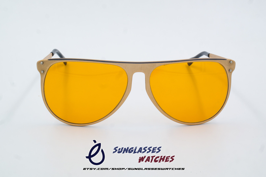 Noname Aluminium Vintage Driving Sunglasses/Nos New Old Stock 1970S Designer Men