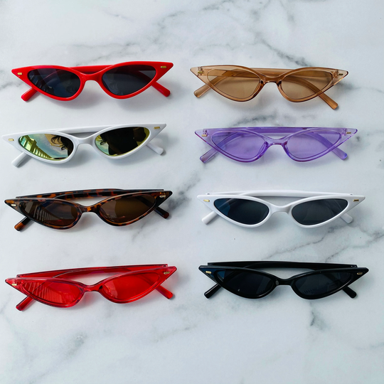 Retro Triangle Cat Eye Sunglasses | Cateye Roxi