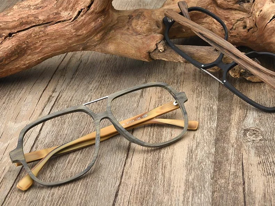 Handmade Wooden Glasses Frame For Men & Women, Myopia Glasses With Clear Lens, Aviator Frames, Prescription Frames