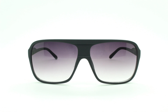 Y2K Vintage Square Aviator Sunglasses. Classic 70S Style Aviators in Black Rubber Frame With Graduating Lenses. Teardrop, Nos