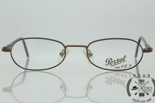 Vintage Glasses Man Persol 2069 V 50O19 Oval Frame Eyewear Classic Italy Fashion