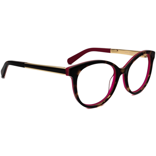 Kate Spade Eyeglasses Caylen S0x Tortoise On Hot Pink/Gold/Brown Frame 50-17 135