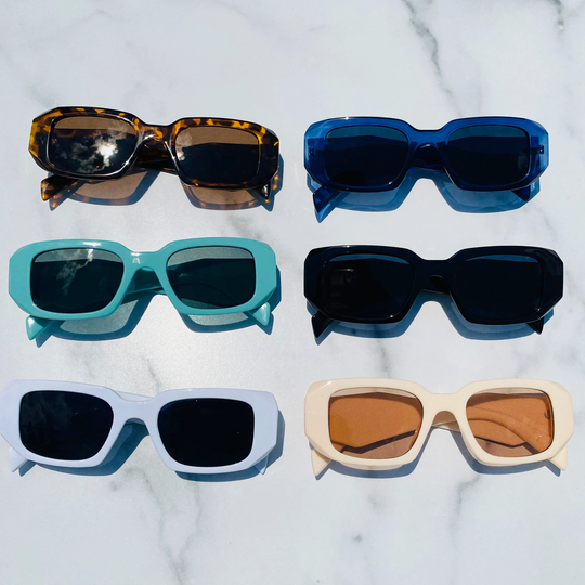 Retro Rectangle Vintage Sunglasses | Aimi