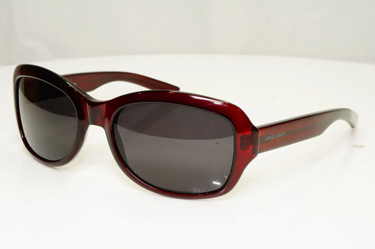 Authentic Giorgio Armani Womens Vintage Sunglasses Burgundy Ga 71/S Mw9 34763